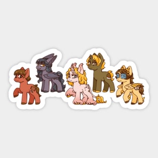 Ponies Sticker